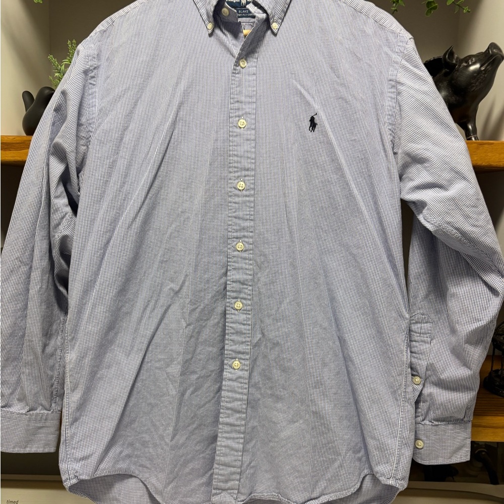 Ralph Lauren Blue Casual Button Down Shirt